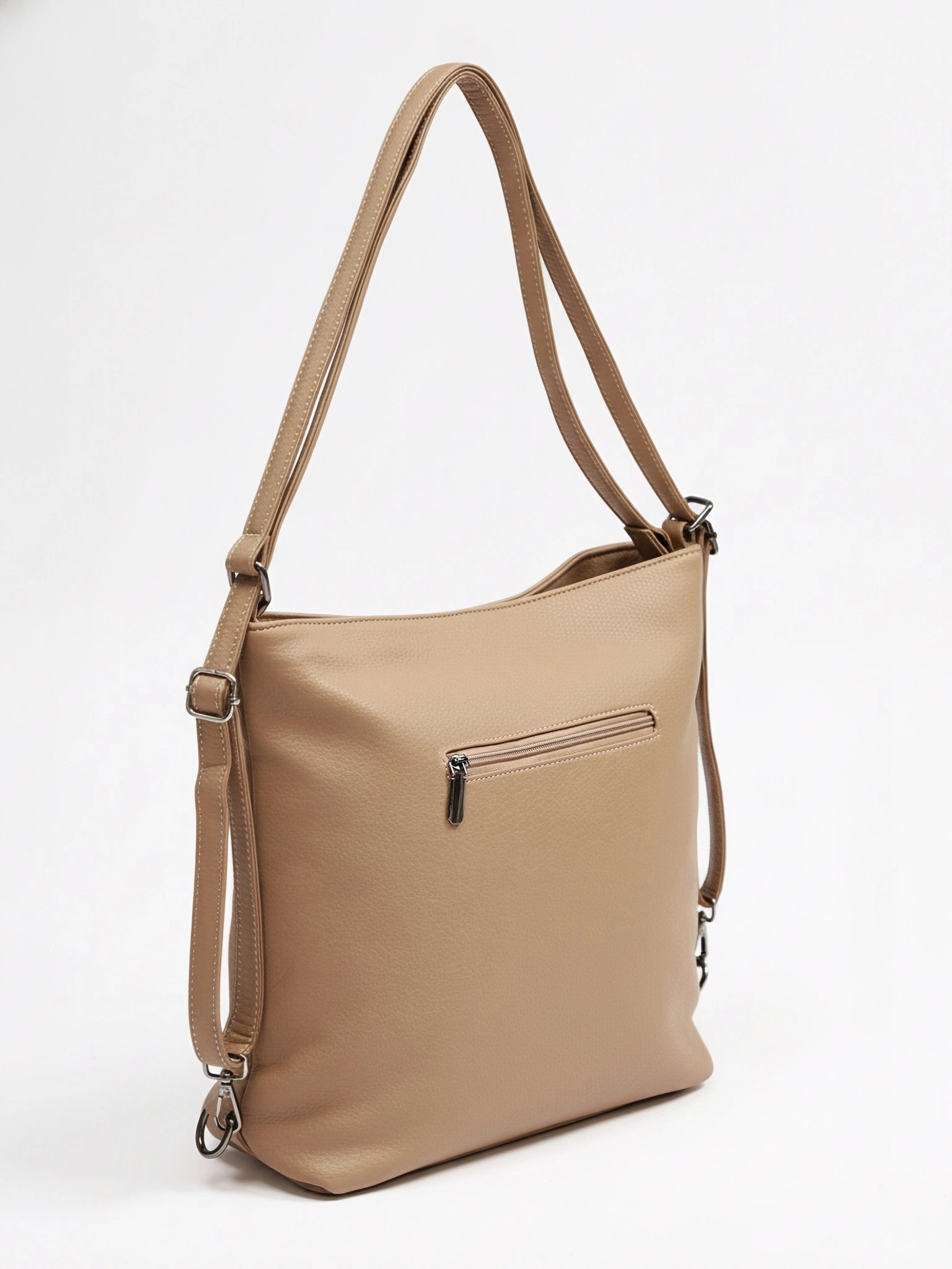 Сумка-шоппер  с регулируемыми ручками и декоративными пуллерами в ассортименте